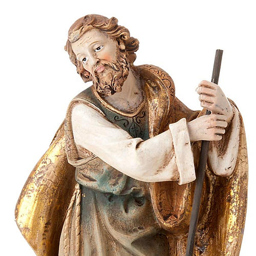 Nativité Sainte Famille colorée 28 cm 5