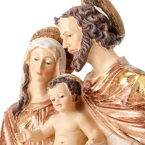 Nativity scene set gilded Holy Family 34 cm figurines 2