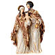 Nativity scene set gilded Holy Family 34 cm figurines s1