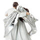 Nativity scene set silvery figurines 41 cm tall s3