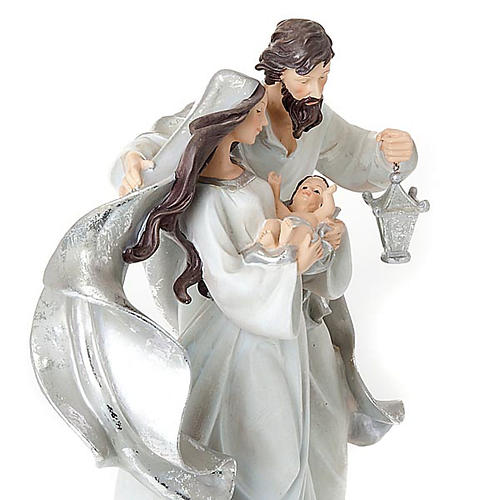 Nativité argenté 41 cm 2