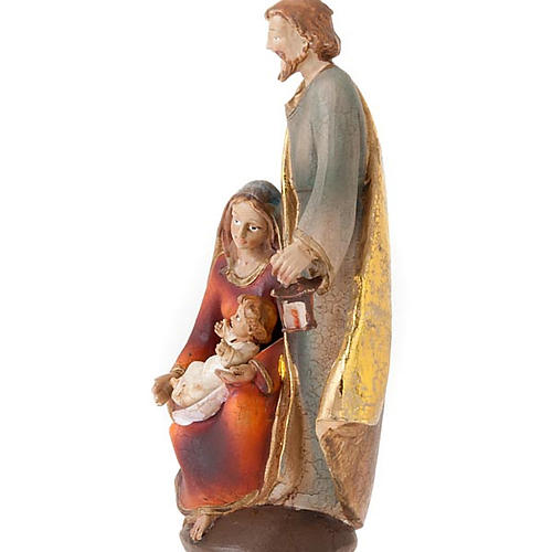 Colored Holy Family, 19 cm 2