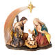 Nativity scene set comet star holy family s1
