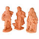 Nativity set natural clay 20 figurines 10 cm s3