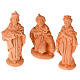 Nativity set natural clay 20 figurines 10 cm s6
