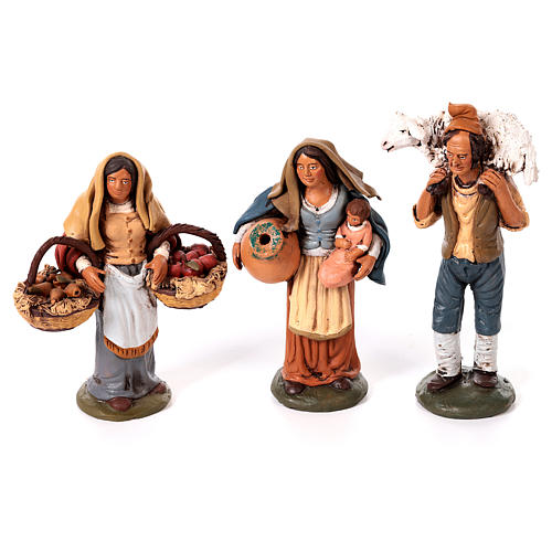 Nativity set complete with manger 25 figurines 18 cm 7