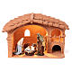 Nativity set complete with manger 25 figurines 18 cm s2