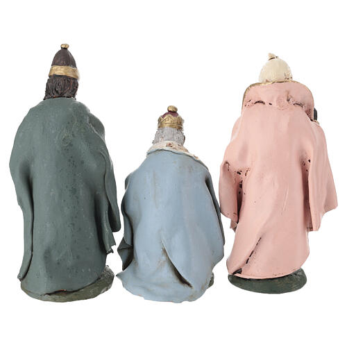 Nativity set accessories clay Three wise kings 18 cm 11