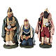 Nativity set accessories clay Three wise kings 18 cm s1