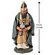 Nativity set accessories clay Three wise kings 18 cm s2
