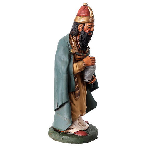 Trois rois Mages terre cuite 18 cm 7