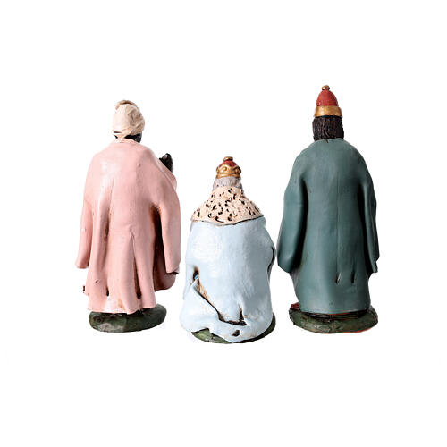 Trois rois Mages terre cuite 18 cm 8