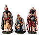 Nativity set accessories clay Three wise kings 18 cm s1
