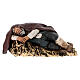 Śpiący pasterz terakota szopka 18 cm s4