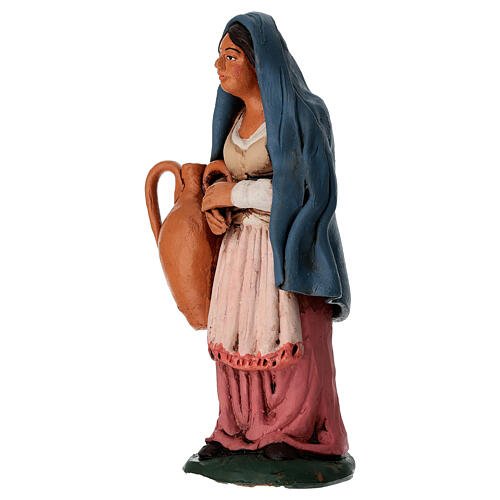 Mujer con ánfora terracota 18 cm. 3