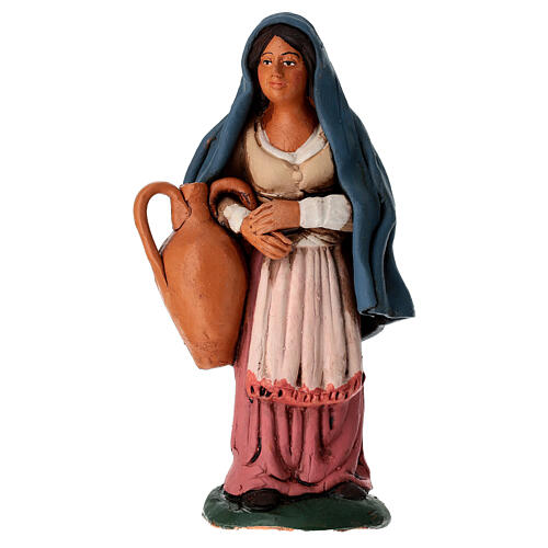 Donna con anfore terracotta 18 cm 1