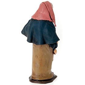 Szopka terakota Deruta: Kobieta z serem z terakoty 18 cm