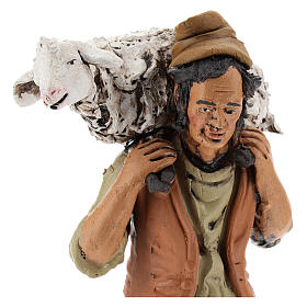 Santon crèche de Noël berger terre cuite