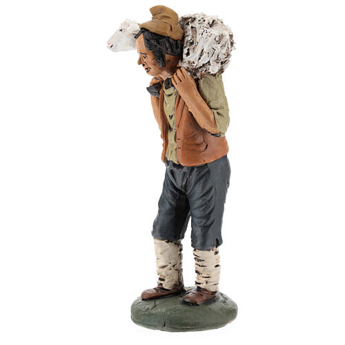 Nativity set accessory shepherd clay 3