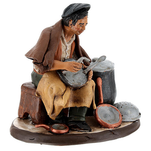Nativity set accessory, Coppersmith clay figurine 3