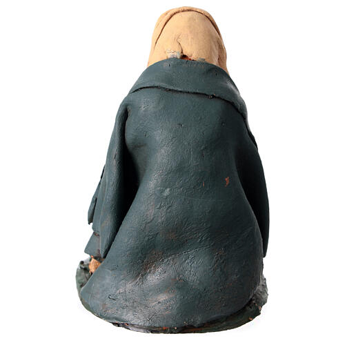 Naitivity set accessory, Washerwoman clay figurine 5