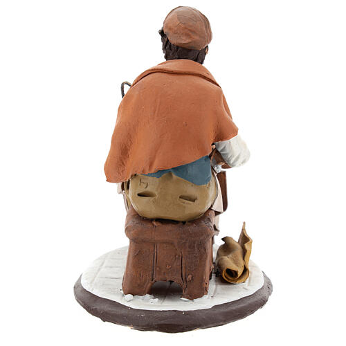 Sapateiro figura para presépio em terracota altura média 18 cm 5