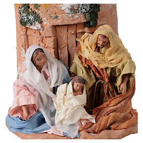 Nativity set clay hip-tile