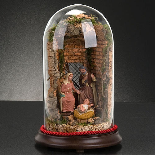 Russian hand-painted nativity set 6