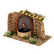Nativity accessory, water fountain with terracotta tiles. s1