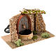 Nativity accessory, water fountain with terracotta tiles. s3