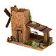 Mulino a vento per presepe a corrente con tettoia 31X17X14 s3