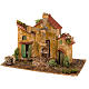 Electric wind mill for nativities with 3 houses 31x17x24cm s1