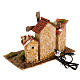 Electric wind mill for nativities with 3 houses 31x17x24cm s2