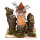 Mulino presepe elettrico in cartone e sughero 19X14X16 s1