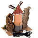 Mulino presepe elettrico in cartone e sughero 19X14X16 s2