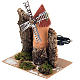 Mulino presepe elettrico in cartone e sughero 19X14X16 s3