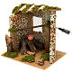 Fuoco per presepe con tettoia  e pentola in terracotta 20x17x24 s3
