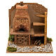 Forno presepe effetto fuoco con mensole e cappa 20X14X16 s1