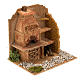 Forno presepe effetto fuoco con mensole e cappa 20X14X16 s3