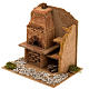 Forno presepe effetto fuoco con mensole e cappa 20X14X16 s4