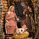 Natividad en una campana de vidrio h 26 cm. s3