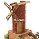 STOCK - Windmühle für Krippe mit Wagen 31x17x24cm s3