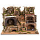 Nativity scene accessory, cave with water fountain, 80x70x60 cm s1