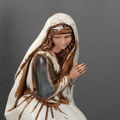 Natividade Moranduzzo anjo burrinho e boi plâstico para presépio com figuras altura média 10 cm 3