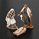 Nativity in plastic with angel, donkey and ox, Moranduzzo 10cm s2