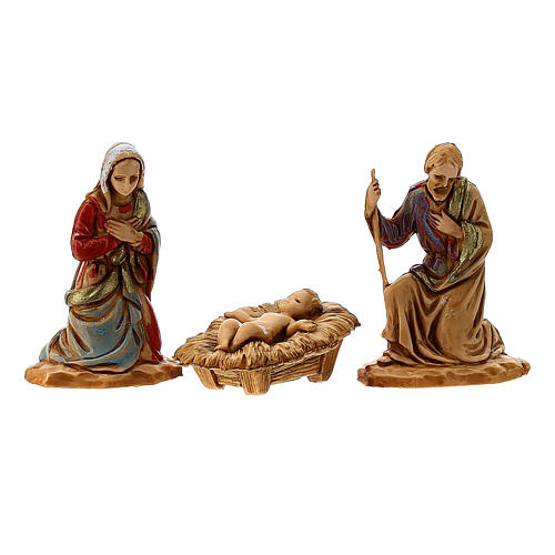 Nativity set, Holy family Moranduzzo 3.5 cm 2
