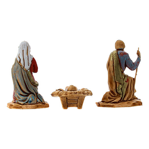 Nativity set, Holy family Moranduzzo 3.5 cm 4
