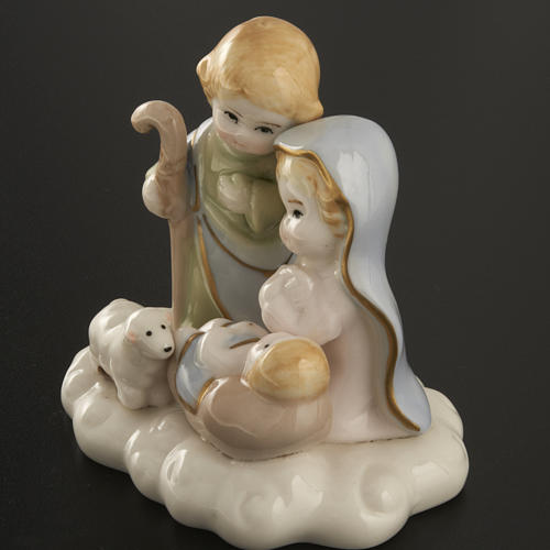 Nativité stylisée céramique 10 cm 3
