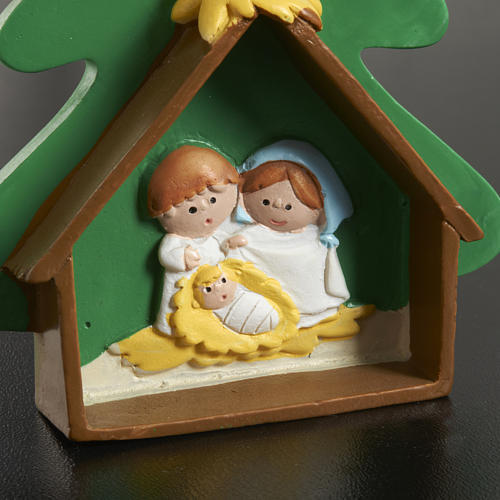 Nativity on a Christmas tree 3