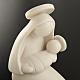 Madonna stilizzata con bambino ceramica 10 cm s3